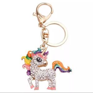 New My Little Pony Unicorn Charm Keychain Pink Green Stocking Stuffer Gift